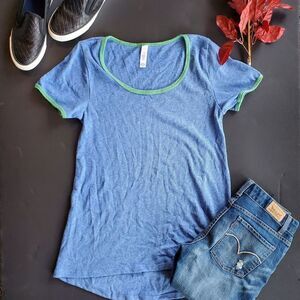 Lularoe Blue Simple Shirt